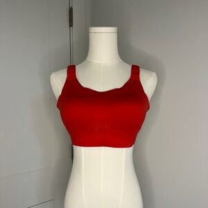 Brooks Red Sports Bra 34 C/D